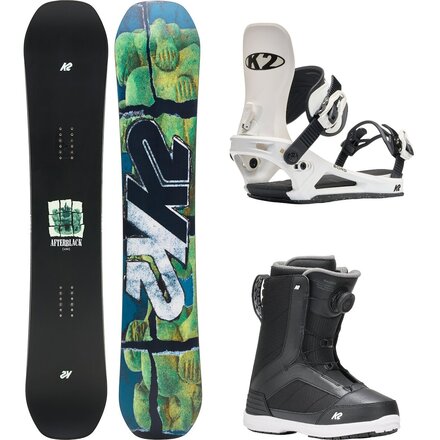 Afterblack w/ Raider Boa + Bond Snowboard Package