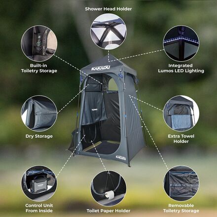 Kakadu - Outback Shower Tent Deluxe