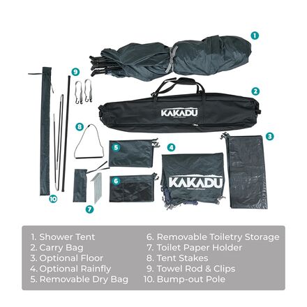 Kakadu - Outback Shower Tent Deluxe