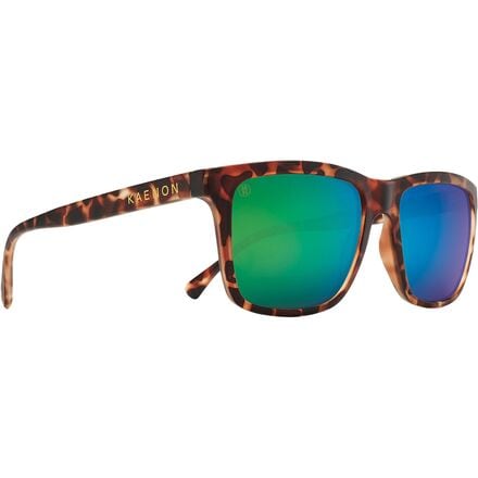 Kaenon - Venice Polarized Sunglasses - Matte Tortoise/Brown 12 Coastal Green Mirror