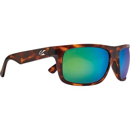 Kaenon - Burnet Mid Ultra Polarized Sunglasses - Matte Tortoise/Ultra Brown 12 Coastal Green Mirror