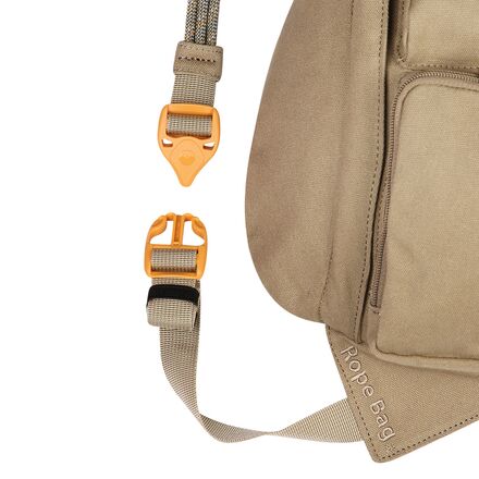 KAVU Sling Rope Bag Mustard Tan Backpack Hike Travel Ropeclimb Gorpcore Travel Rope Bag — Walkabout Outfitter main image 4