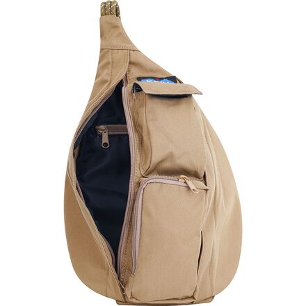 kavu tobacco rope bag combines a purely technical soul with a style perfect for everyday life Mini Rope Sling - Buff