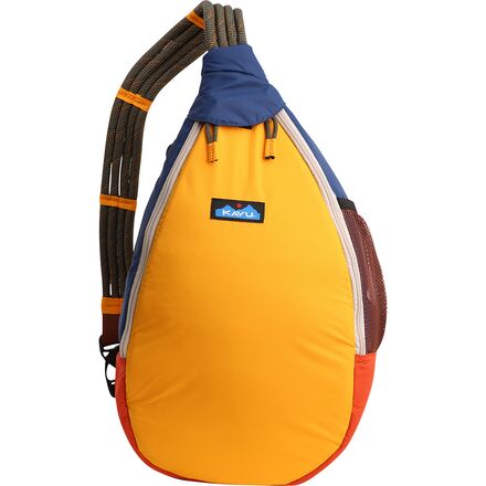 Kavu Mini Rope Sack Sling Crossbody Backpack - Woodgrain Terrain - View #6