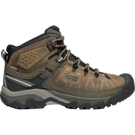 KEEN - Targhee III Mid Leather Waterproof Hiking Boot - Men's - Bungee Cord/Black