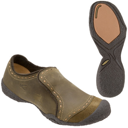 Chaussures KEEN Chamonix Femme Taille 8M US (38.5) - Mocassin Athlétique Vert - Occasion Bon état