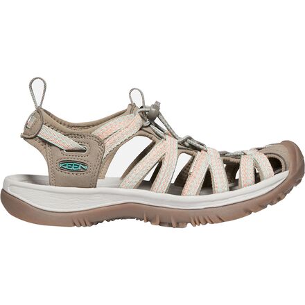 KEEN - Whisper Sandal - Women's - Taupe/Coral