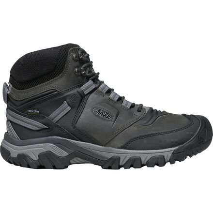 KEEN - Ridge Flex Mid WP Hiking Boot - Men's - Magnet/Black