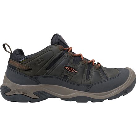KEEN - Circadia Waterproof Hiking Shoe - Men's - Black Olive/Potters Clay