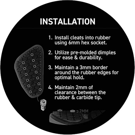 Korkers - Xtra-Bite Carbide Screw-In Cleats - 24-Pack