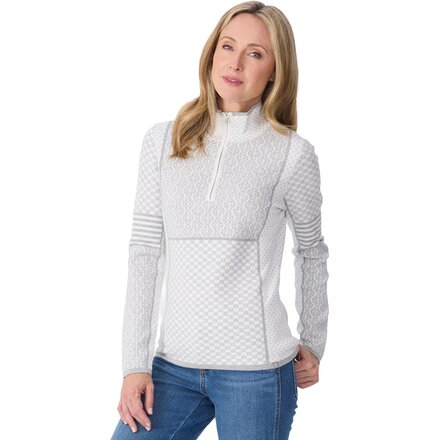 Pow Zip Neck Ski Sweater - Women's