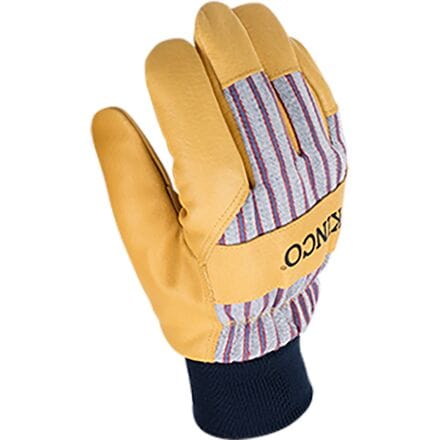 Kinco - 1927KW Lined Premium Grain Pigskin Palm Glove + Knit Wrist - One Color