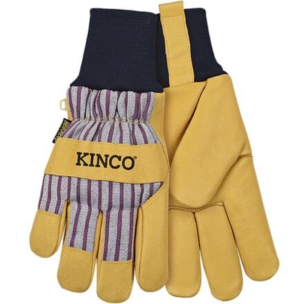 Kinco - 1927KW Lined Premium Grain Pigskin Palm Glove + Knit Wrist