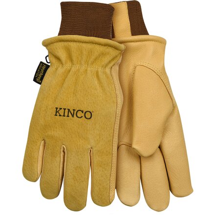 Kinco - Lined Premium Grain & Suede Pigskin Driver Glove + Omni-Cuff