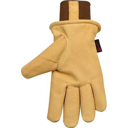 Kinco - Lined Premium Grain & Suede Pigskin Driver Glove + Omni-Cuff