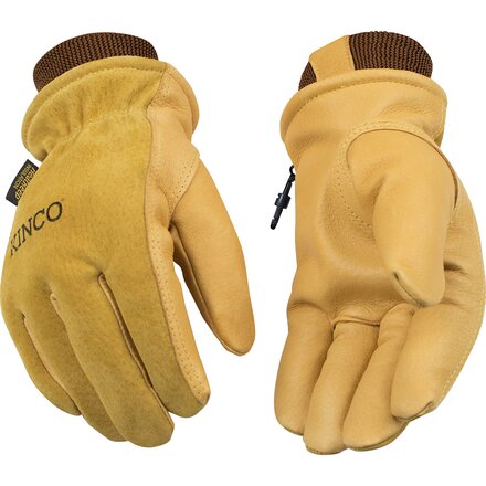Kinco - Lined Premium Grain & Suede Pigskin Driver Glove + Omni-Cuff