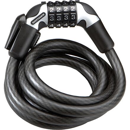 Kryptonite - KryptoFlex 1218 Cable Lock + Combo - Black