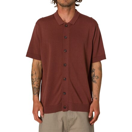 Blake Knit Button Up Shirt - Men's