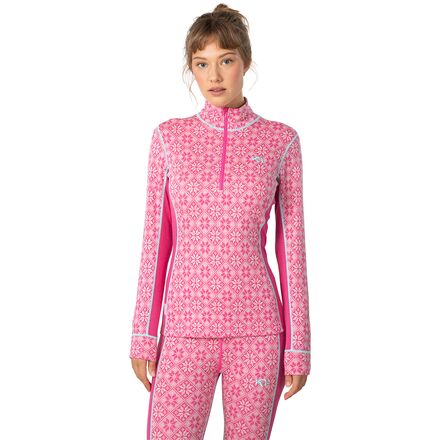 Rose Half-Zip Top - Women's