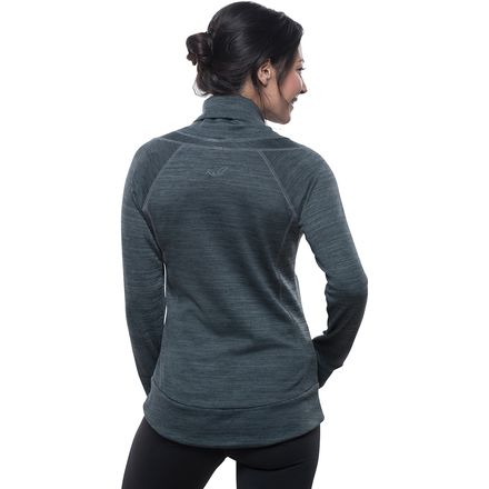 Sweat Gris Cendré À Col Cheminée Et Cordons Contrastants | Athleisure | PLT FR