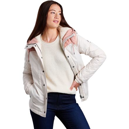 KUHL - Celeste Lined Hooded Jacket - Women's - Ivory/rose Quartz