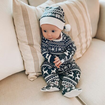 L'oved Baby - Organic Holiday Footie & Cap Set - Infants'
