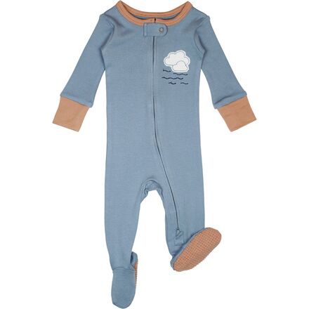 L'oved Baby - Applique Zipper Footie Bodysuit - Infants'