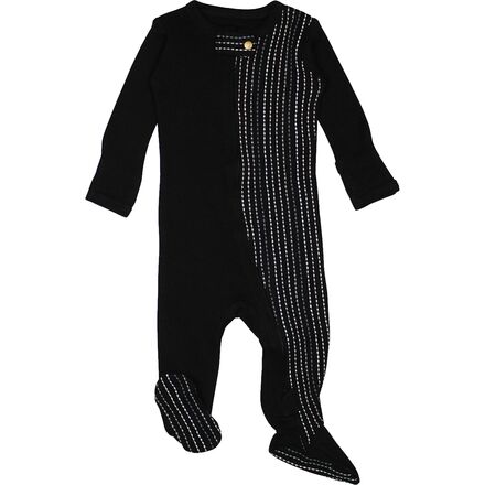 L'oved Baby - Embroidered Zipper Footie - Infants'