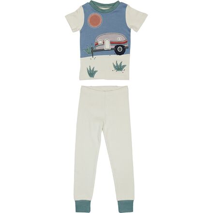 L'oved Baby - Applique Short Sleeve PJ Set - Toddlers Boys' - Camper
