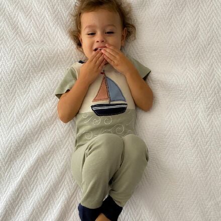 L'oved Baby - Applique Short Sleeve PJ Set - Toddlers Boys'