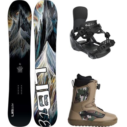 Dynamo Snowboard + Lightning Supermatic Binding + Aura OG