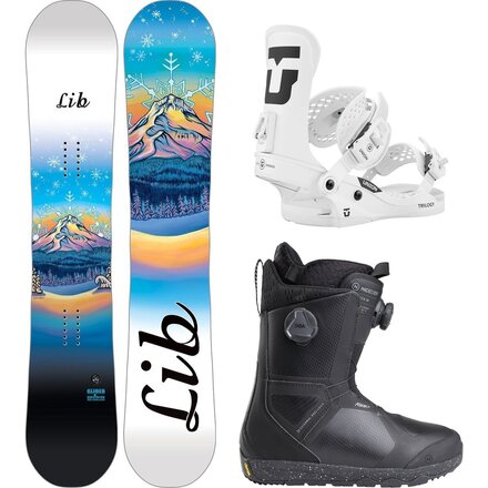 Glider Snowboard + Trilogy Classic Binding + Kita Boot