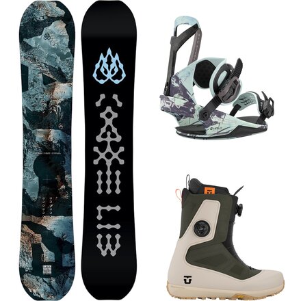 T.Rice Pro w/ Reset Pro + Falcor Snowboard Package