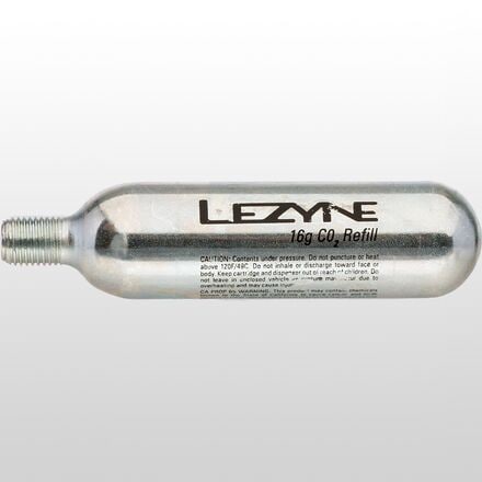 Lezyne - 16G Threaded CO2 Cartridge - 5-Pack Refill