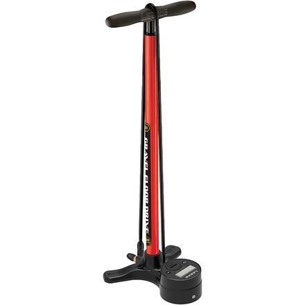 Lezyne - Gravel Digital Drive Floor Pump - Red