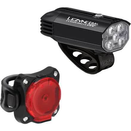 Lezyne - Fusion Drive 500 Plus + Zecto Drive 200 Plus Light Pair - Satin Black/Black