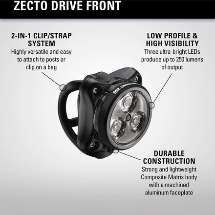 Lezyne - Zecto Drive 250 Plus Headlight