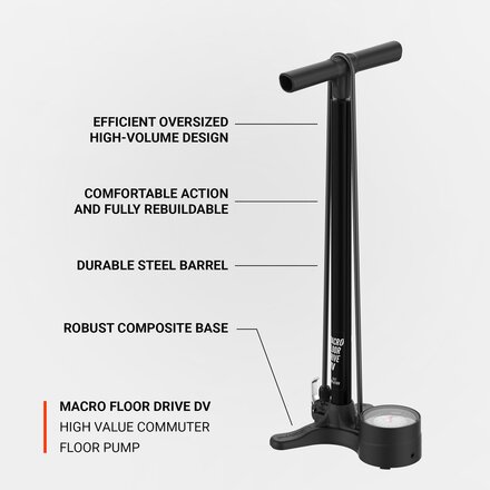Lezyne - Macro Hv Floor Drive Abs