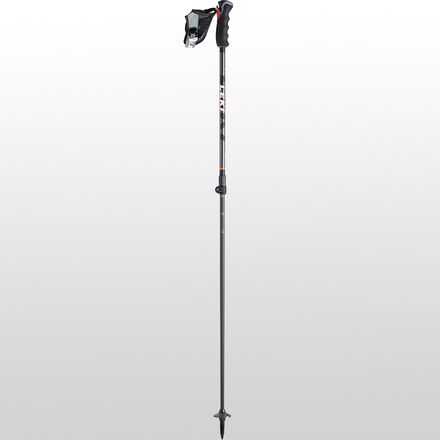 LEKI - Peak Vario 3D Ski Poles - Black/Orange