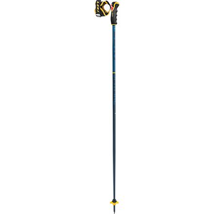 LEKI - Spitfire 3D Ski Poles - Blue/Mustard