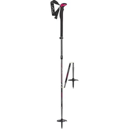 LEKI - Tour Stick Vario Carbon Ski Poles - Women's - Black/Pink