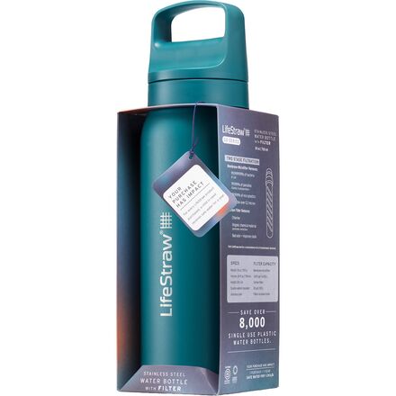 LifeStraw - Go Series Stainless Steel Filter Bottle - 24oz