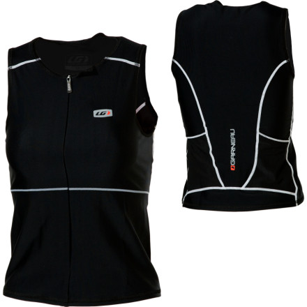 Louis Garneau Sleeveless Cycling Jersey Men Small Full Zip