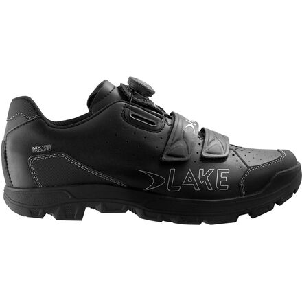Lake - MX168 Wide Enduro Cycling Shoe - Men's - Black/Silver