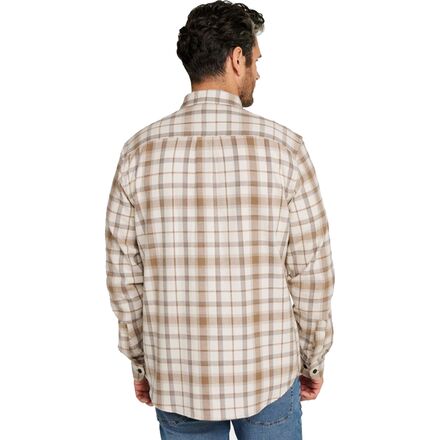 L.L.Bean - Long Sleeve Scotch Plaid Regualr Flannel Shirt - Men's