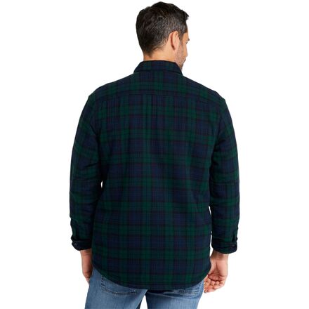 L.L.Bean - Sherpa Lined Scotch Long-Sleeve Regular Plaid Shirt - Men's