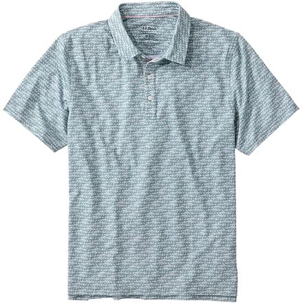 Comfort Stretch Perf Party SS Print Reg Polo Shirt - Men's