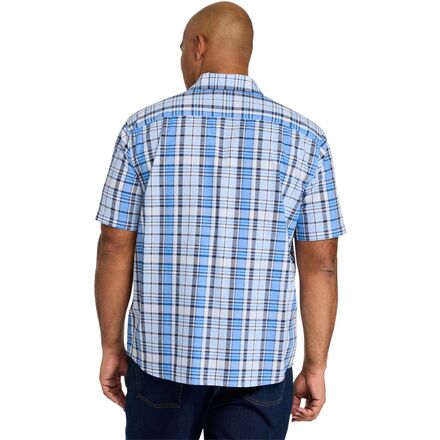 L.L.Bean - Madras Slightly Fitted Short-Sleeve Seersucker Shirt - Men's