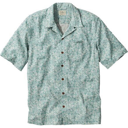 L.L.Bean - Tropics Traditional Fit Print SS Reg Shirt - Men's
