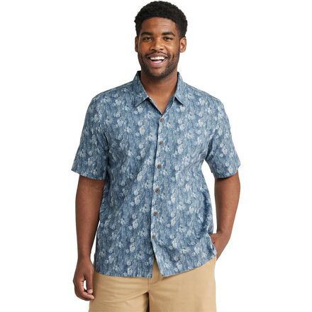 Tropics Traditional Fit Print SS Reg Shirt - Men's